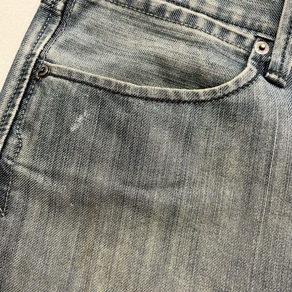 Levis Denizen 218 Slim Straight Fit Mens Size 34x30 Blue Jean Light Wash - Picture 7 of 9